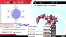 Pokemon Sword and Shield 6iv Shiny Drapion - FAST DELIVERY!