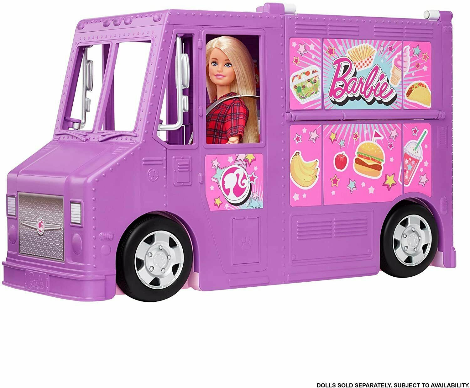 Coffret Barbie Fresh 'n' Fun Food Truck GMW07 idée cadeau anniversaire enfant