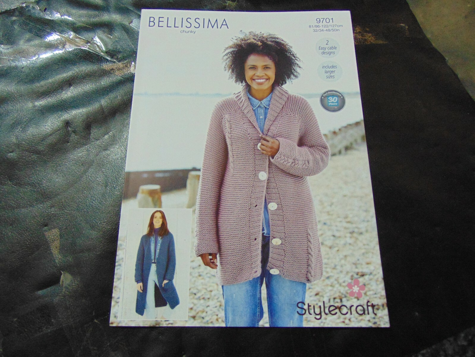 Stylecraft Chunky Knitting Pattern 9701 (2 Easy Cable Designs) jacket & Cardigan