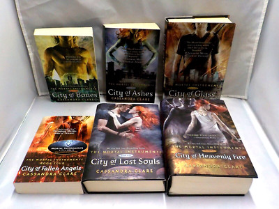 COMPLETE SET OF CASSANDRA CLARE THE MORTAL INSTRUMENTS  BOOKS 1-6  HBDJ/PB  NEW