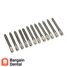 120 pcs Dental Conical Screw Post Authentic 24K Stainless Steel Plated Conical-