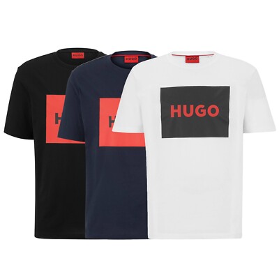 BOSS Herren T-Shirts Im Doppelpack – Hochwertige Baumwolle, Logo-Stickerei, Gerader Schnitt