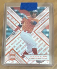 2018 Elite Extra Edition Aspirations Orange Luis De La Cruz #96/100 Orioles SP