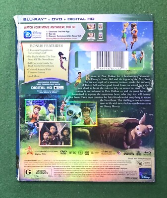 Tinker Bell & the Legend of the Neverbeast Walt Disney Blu Ray