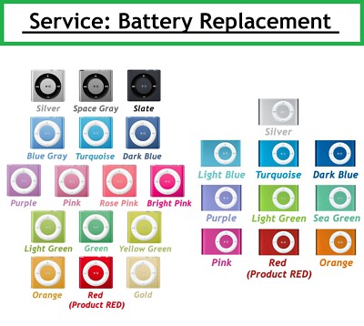 SERVICE_ Apple iPod Shuffle Battery 2nd Gen 4th 5th 6th Gen New Battery Install