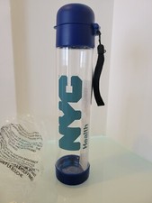 NYC DEPARTMENT OF HEALTH PROMO WATER BOTTLE W/STRAP 25.oz EA MADE IN USA