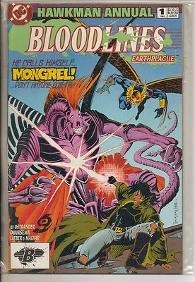 DC Comics Hawkman Vol 4 Annual #1 1993 Bloodlines NM