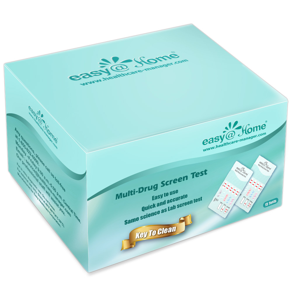 Easy@Home 5-Panel Urine Drug Test Kit | Instant Results | THC & More Screening