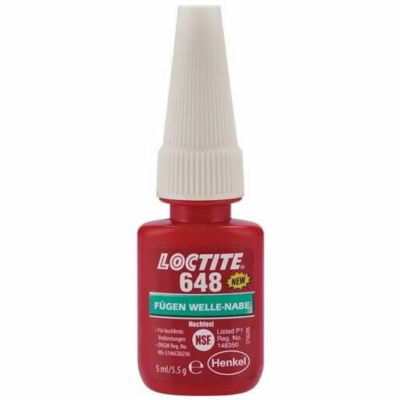 Loctite 648 - Hochfester Fügeklebstoff 5 g hohe Temperaturbeständigkeit