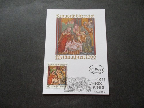 C178a) Christkindl FDC 1.12.2000 - UKZ 1