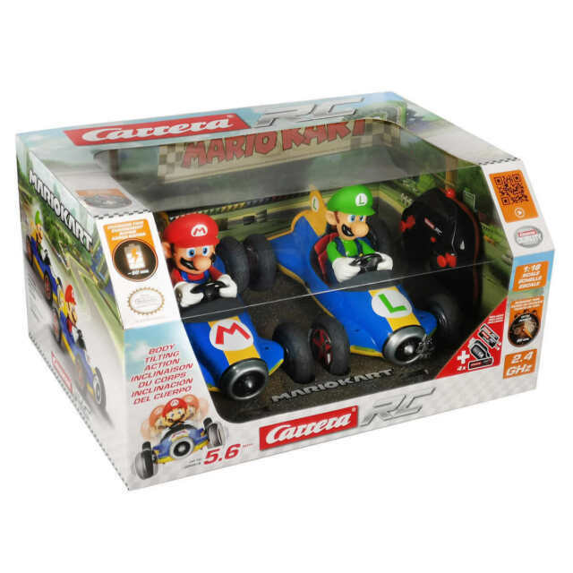 新品未使用Carrera RC Mario Kart マリオとルイージセット Carrera RC Nintendo Mario Kart Mario and Luigi Remote