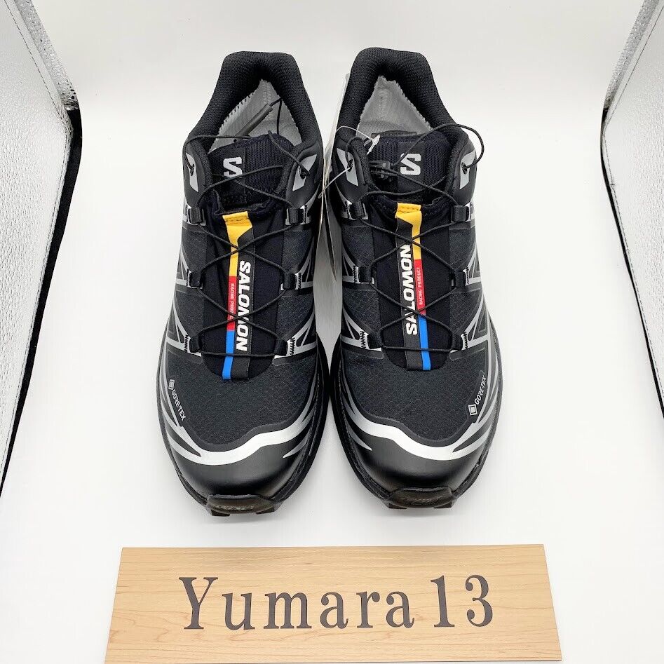 Salomon XT-6 GORE-TEX Black Footwear Silver L47450600 Men's Salomon XT-6 GORE-TEX Black Footwear Silver L47450600 Men's