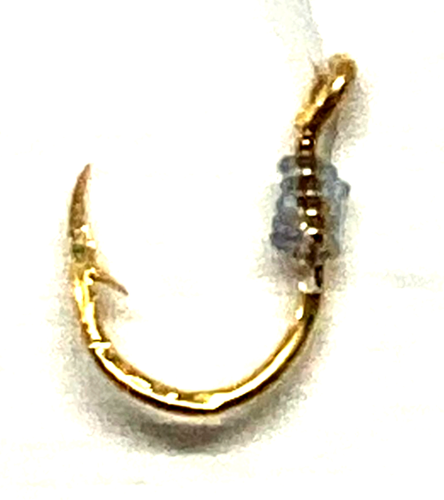 5 CONFEZIONI Ganci Pesce Artiglio Aquila Snelled Misura 14 Oro Confezione 6 Conteggi Stile 173 - Foto 8 di 18