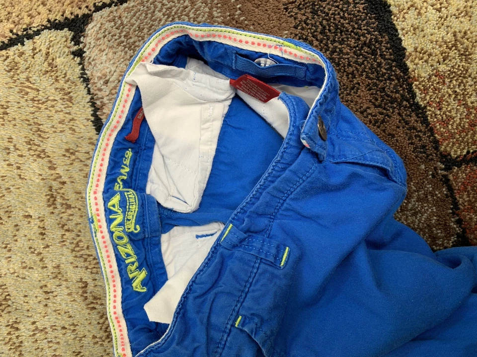 Pantalones chinos Arizona Jeans Co azules ajustados calce ajustado niñas talla 6 cintura ajustada Foto 4 de 4