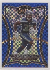 2019 Panini Select Premier Level Blue Prizm 131/149 Chris Carson #141 fm0