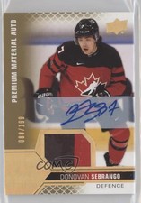 2022 Team Canada Juniors Premium Signatures /199 Donovan Sebrango Patch Auto 1z9
