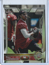 2015 Topps Chrome Dres Anderson Refractor Parallel Rookie Card 🏈49ers🏈