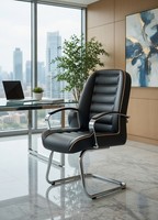 Ergonomischer BüRosessel Schwarz Mit Hochwertigem Kunstleder
