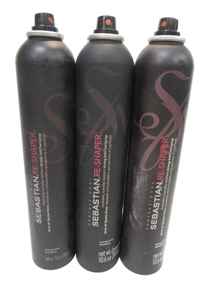 SEBASTIAN RE SHAPER HAIRSPRAY 10.6 OZ EA ( Lot of 3)  DENTED!