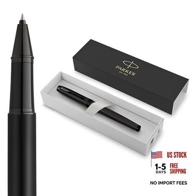 Parker IM Rollerball Pen - Fine Point - Matte Black with Black Trim - Black Ink