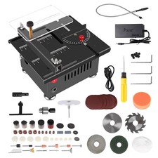 Sega Circolare da Banco Tavolo Multifunzionale Angolare da 0 a 90° Portatile