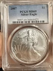 2007 American Silver Eagle PCGS MS 69 US Mint $1