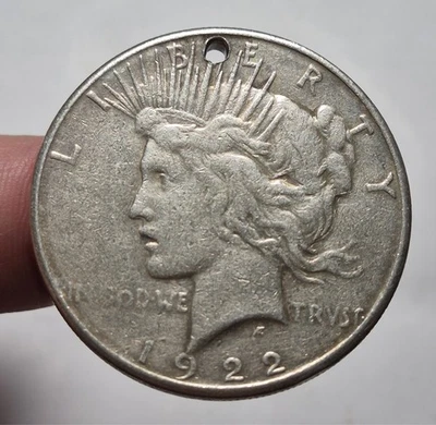 #150 ~ Etats-Unis USA - Dollar 1922 S - Argent 26,67g - Photo 1/2