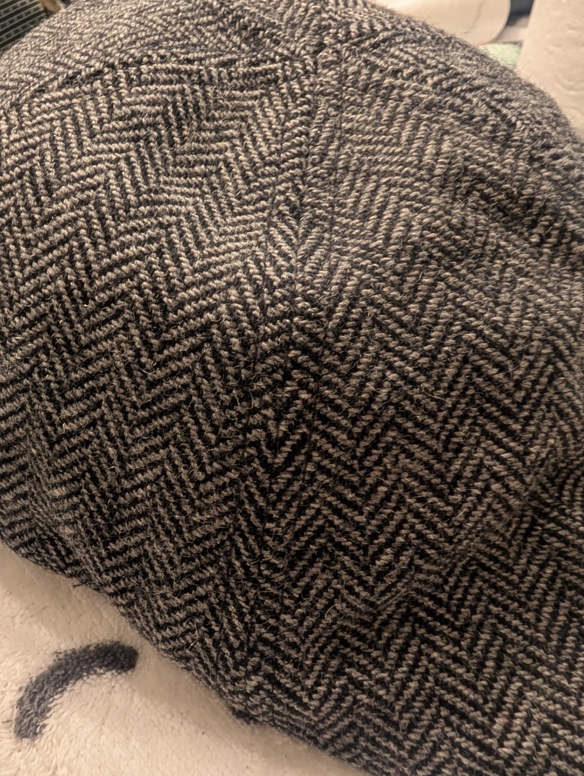 Flat Cap Men Wool Blend Small Medium Gray Apt.9 H… - image 3