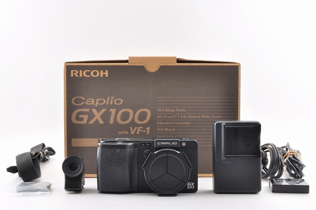 【RICOH】Caplio GX100 with VF-1 USED Ricoh Caplio GX100 VF KIT (View Finder Vf-1) Excellent