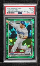 2020 Bowman Chrome Draft Sapphire Edition Green 41/50 Landon Knack PSA 9 0s07