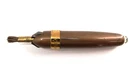 Vintage MARTHA LORRAINE Retractable Lip Brush Brown 1940's era in Nice Condition