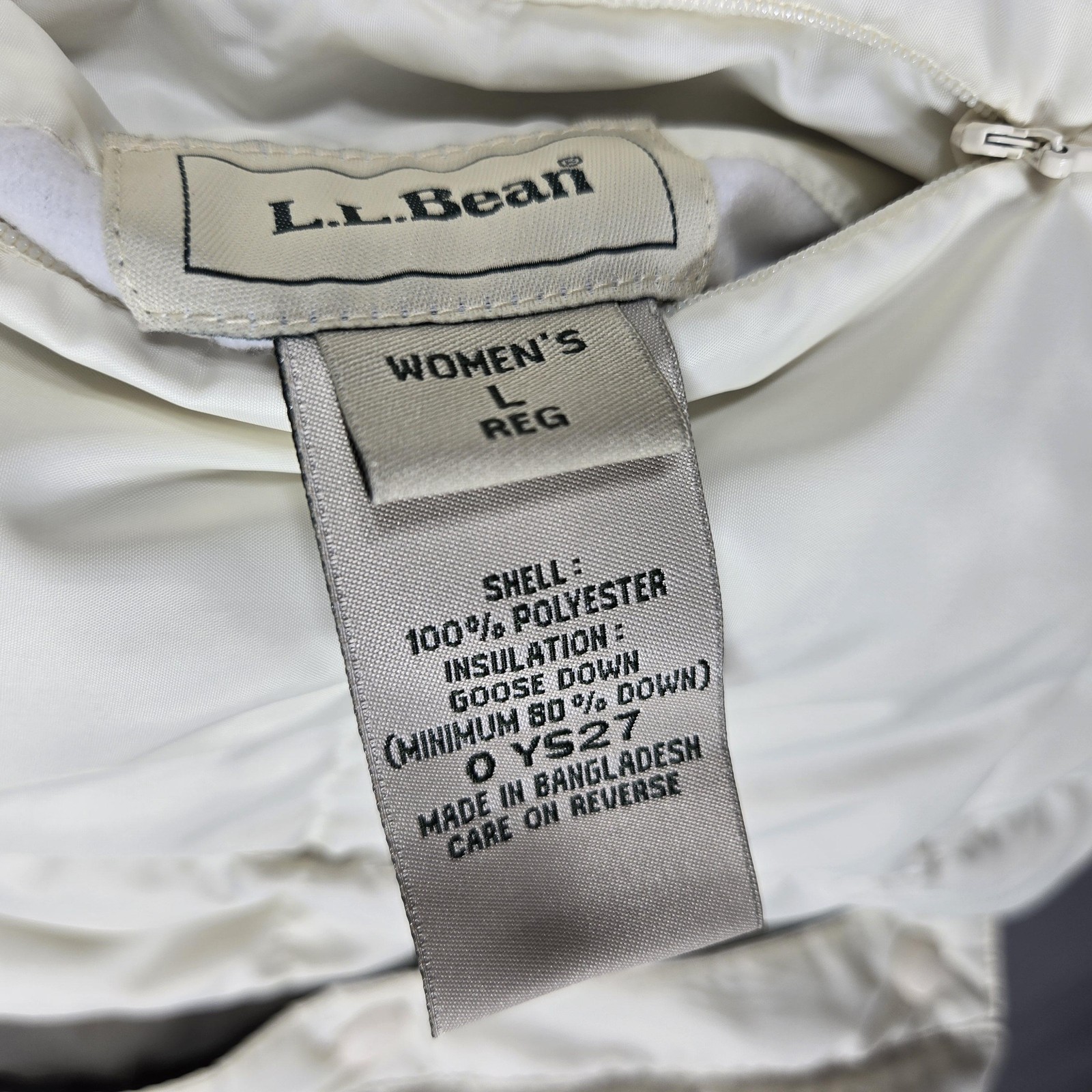 LL Bean Reversible Down Puffer Jacket Womens Larg… - image 5