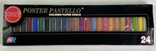 Prang PASTELLO Art Colored Paper Chalk 24 Assorted Colors USA Made