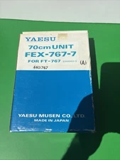 Yaesu FEX 767-7 Made in Japan 70cm Unit A With Original Box Ham Radio