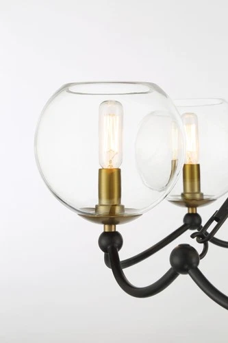 Minka Lavery 5066 Kearney Park 6 Light 29"W Vantage Chandelier - Coal / Soft - Picture 10 of 11