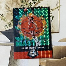 Panini 2019-20 Mosaic Jam Masters Julius Erving #2 Philadelphia 76ers Basketball