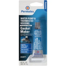 Permatex 22071; Water Pump & Thermostat Housing Silicone, 0.5oz Squeeze Tube