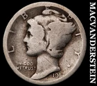 1917 Silver Mercury Dime - Scarce  Better Date  No Reserve  #G8338