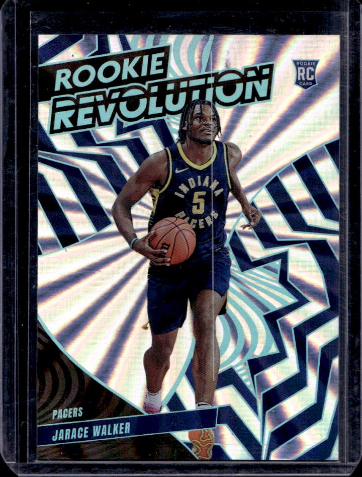 2023-24 Panini Revolution Jarace Walker Rookie RC Sunburst #52/75 Pacers