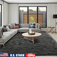 Soft Fluffy Non-Slip Shag Area Rug Living Room Bedroom Nursery Home Decor Indoor