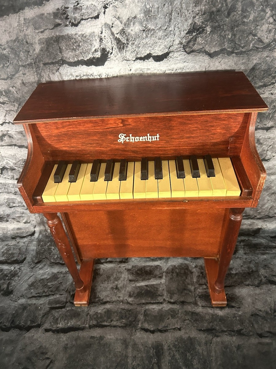 Vintage SCHOENHUT 25 Key Children's Toy Upright Piano Vintage
