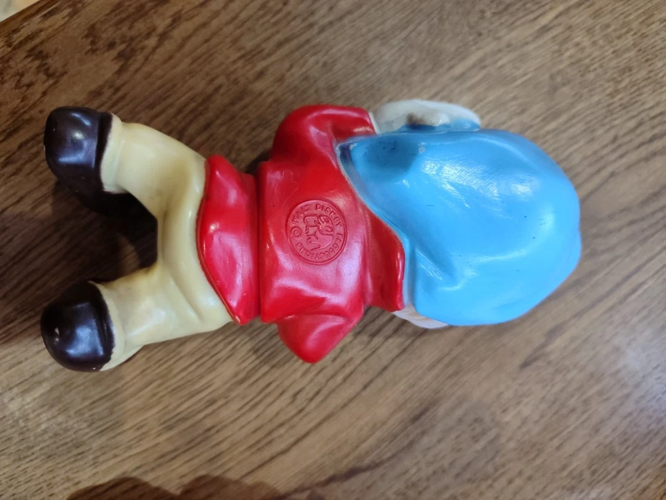 Due Pupazzi Disney Ledraplastic Elefantino In Gomma Fischio Ok + Uno Inglese - Immagine 3 di 4