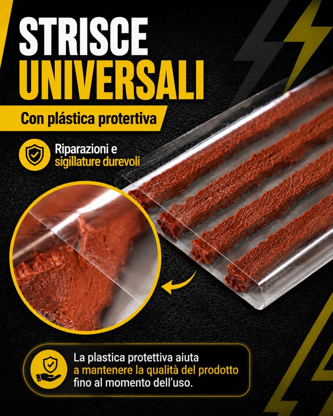 DANOVA PRODUCTS SL - Kit Riparazione Pneumatici Auto 58 Pezzi Riparazioni in 15 Minuti con - Miniatura 18