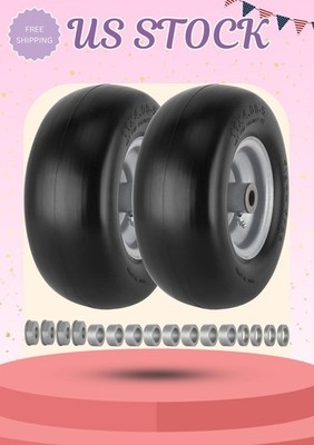 11x4.00-5 Lawn Mower Tires Flat Free for Zero Turn Mowers Front Tires