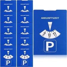 FSWWSF Ankunftszeit Parkscheibe Auto Pappe 10 StüCk Zugelassene Parkscheibe