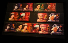 Guernsey   Alderney 80th Birthday  Stamps (16) MNH 2006