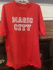 Magic City Atlanta T Shirt Size 2XL Red Strip Club Tee Dancers Graphic Hawks