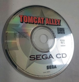 Tomcat Alley (Sega CD, 1994) Completo CIB Con Manual &iexcl;LIMPIO!!