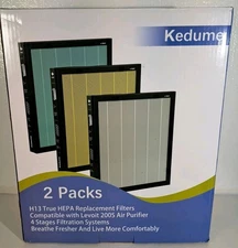 True HEPA Replacement Air Filters H13 2 Pack Levoit 200S Purifier 4 Stage Carbon