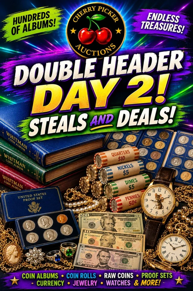 Cherry Picker Auctions - Double Header Day 2- 7-24-26